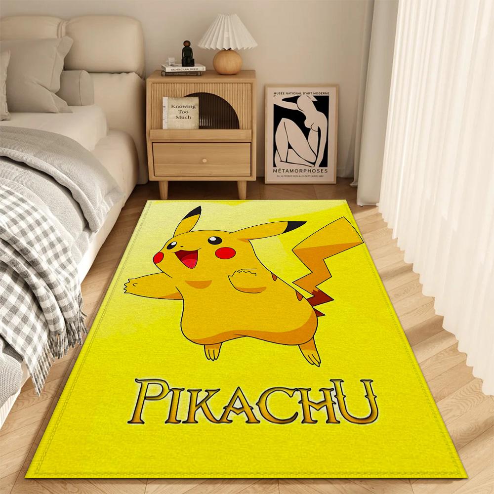 Модный коврик для прихожей Гостиная P-Pokemon Ковры Декор P-Pikachu Балкон Спальня Ковер для Кухни Напольные коврики Дверь Ванная