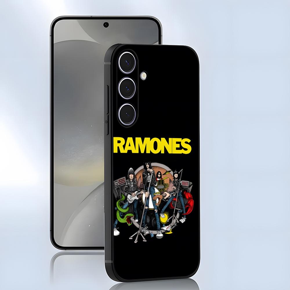 R-Ramones Band Phone Case For Samsung A25 A13 A33 5G A54 A36 A35 A56 A52 A14 Shockproof Soft Cover