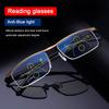 Anti Blue Light Reading Glasses Women Men Classic Multifocal Bifocal Eyewear Computer Goggles Progressive Presbyopic Eyeglasses