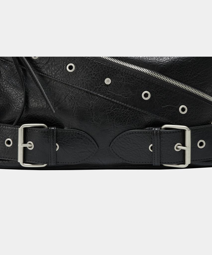 Etre Au Sommet Ремень-ремень Проушина Крест Большая сумка (черный)