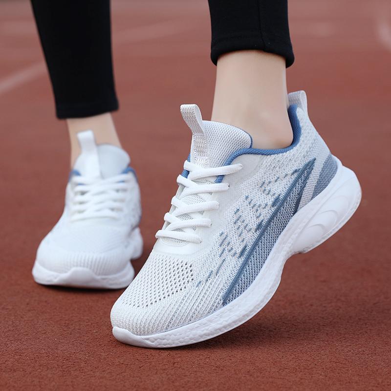 Women's Sneakers Comfortable Walking Shoes Sports Breathable Running Shoes Casual Tennis Sneakers Light and Slippery In Walking Running Shoes