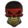 3D Skull Metal Sticker - Flag Design Skull Emblem Metal Sticker Decal Dress Up