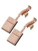 Carbon 2Pcs Carbon Brushes Carbon Brush Durability Metal
