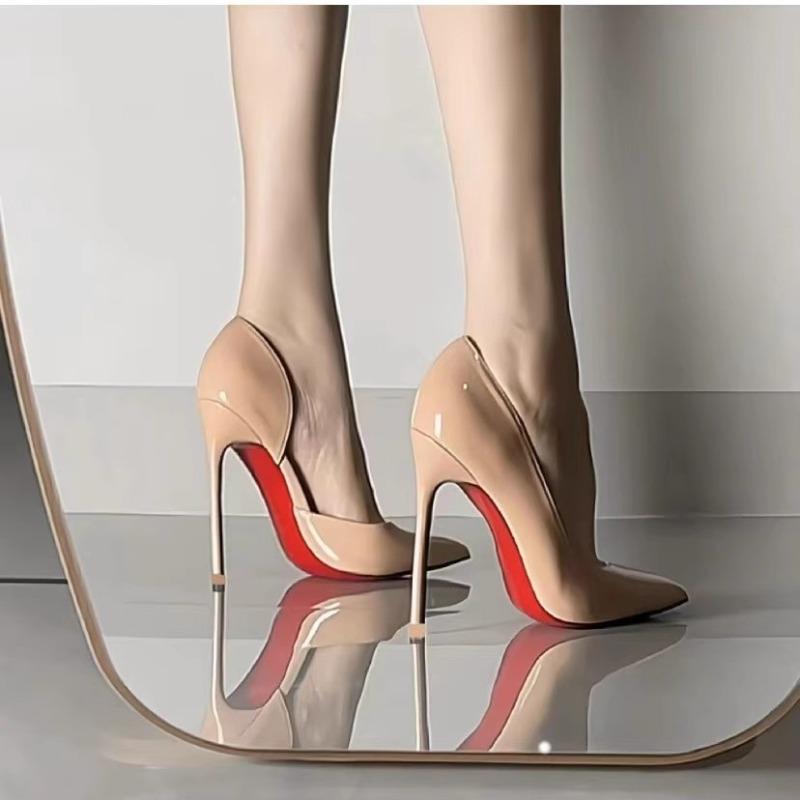 Fashion Senior Elegant Ladies Ultra High Heels Luxury Brand Women Wedding Shoes Party Pointed Sexy Pumps Shoes Women Sandalias De Mujer