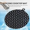Cooktop Mat High Temperature Resistant Cleaning Reusable Safe Silicone Non Slip Induction Pad Kitchen Accessories