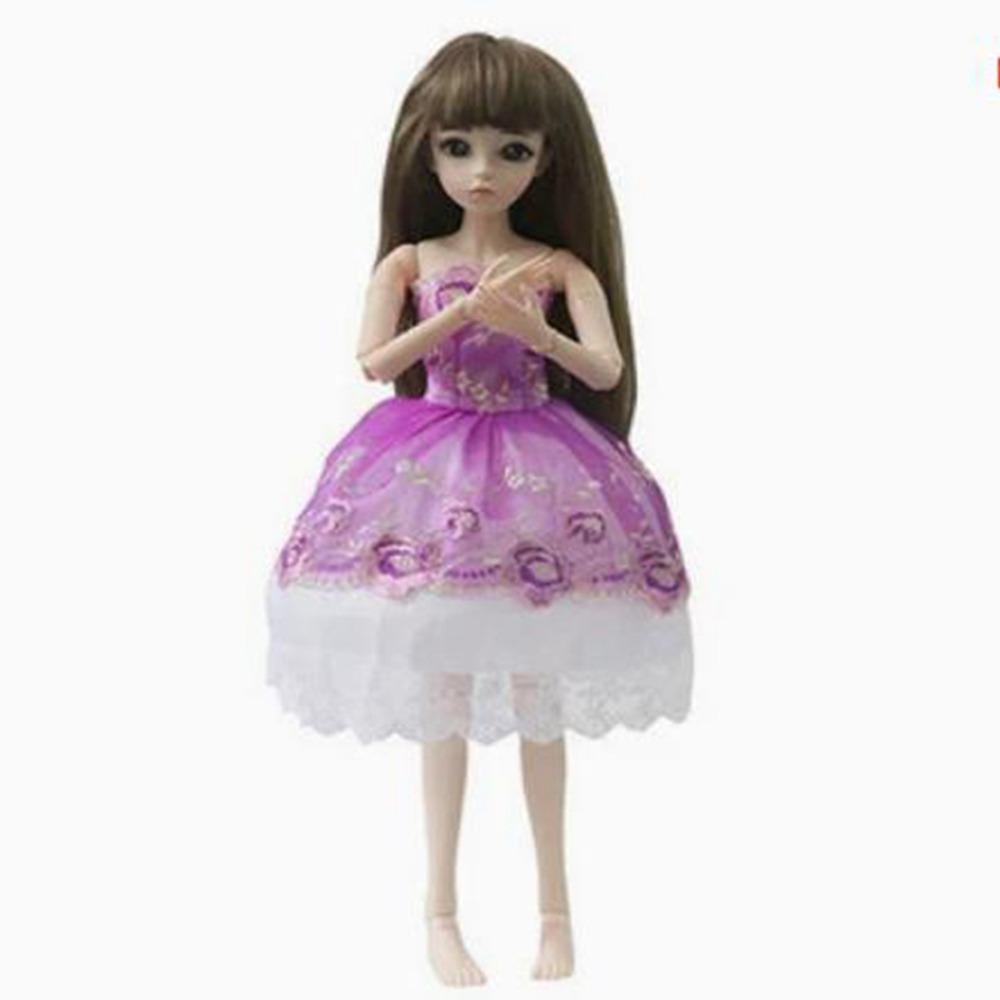 Кружевные платья ручной работы, свадебные платья, праздничная одежда для кукол 1/3 BJD 60 см