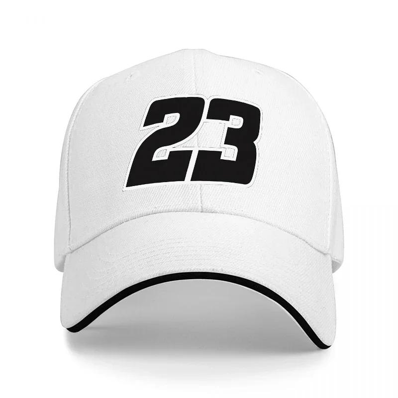 Number Baseball Cap Black with White Trim Sporty Style Hat for Unisex and Women Casual Streetwear Fashion Accessory