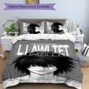 L 3pcs Bedding Set Duvet Cover Closure Includes 1 Duvet Cover & 2 Pillowcases for All Seasons Bedroom Home Dorm Decor