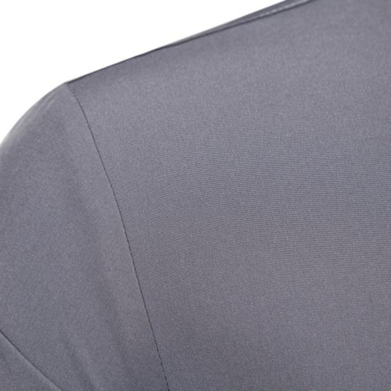 Осенне-весенняя мужская рубашка в деловом стиле, приталенная однобортная однобортная рубашка с длинными рукавами и пуговицами, мягкий дышащий мужской офисный топ средней длины