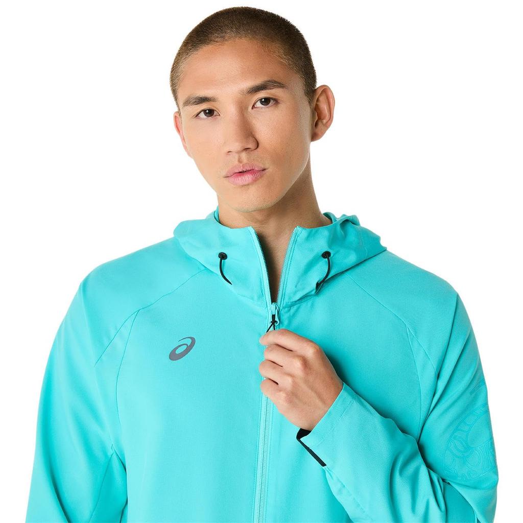 Тренировочная куртка Dry Actimotion Cross Hoodie 2031E980 унисекс для взрослых 402 л [ASICS] (Энергия Аква)