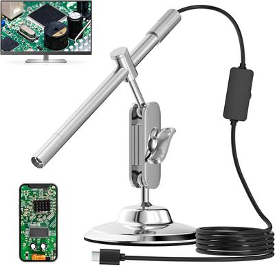Электронная микроскопическая камера совместима с iPhone Микроскоп AMTORIN USB Совместимо с IOS Android Windows MacBook Нет задержки экрана с проводным подключением нет