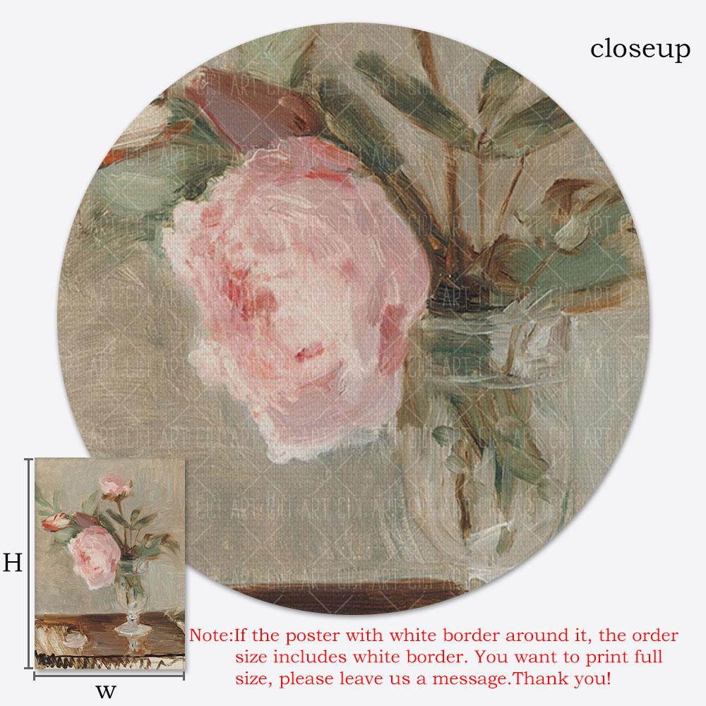 Винтажный французский постер в сельской местности, викторианский цветок, художественный принт, пейзаж, холст, картина маслом, настенная картина, гостиная, домашний декор