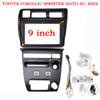 2 DIN 9-дюймовая автомобильная рамка для радиопанели для TOYOTA Corolla Sprinter 1991-1997 Ручная AT A/C Комплект для приборной панели Переходник для консоли фасции