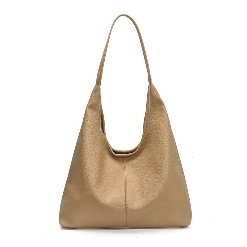 Сумка подмышку женская весна новая модная сумка-тоут студенческая однотонная большой вместимости сумка на плечо сумка для поездок на работу