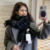 Plaid Scarf Women's Autumn and Winter Boutique Scarf Fashion Fringed Warm Imitation Cashmere Scarf