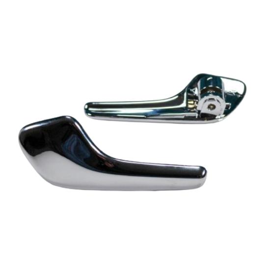 Ручка открытия передней двери хромированная левая и правая для Opel Vauxhall Corsa D 2006-2014 Oem 13297814 13297813