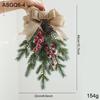 Christmas Ornament Realistic Faux Pine Branch Hanging Ornament Plastic Christmas Hanging Ornament