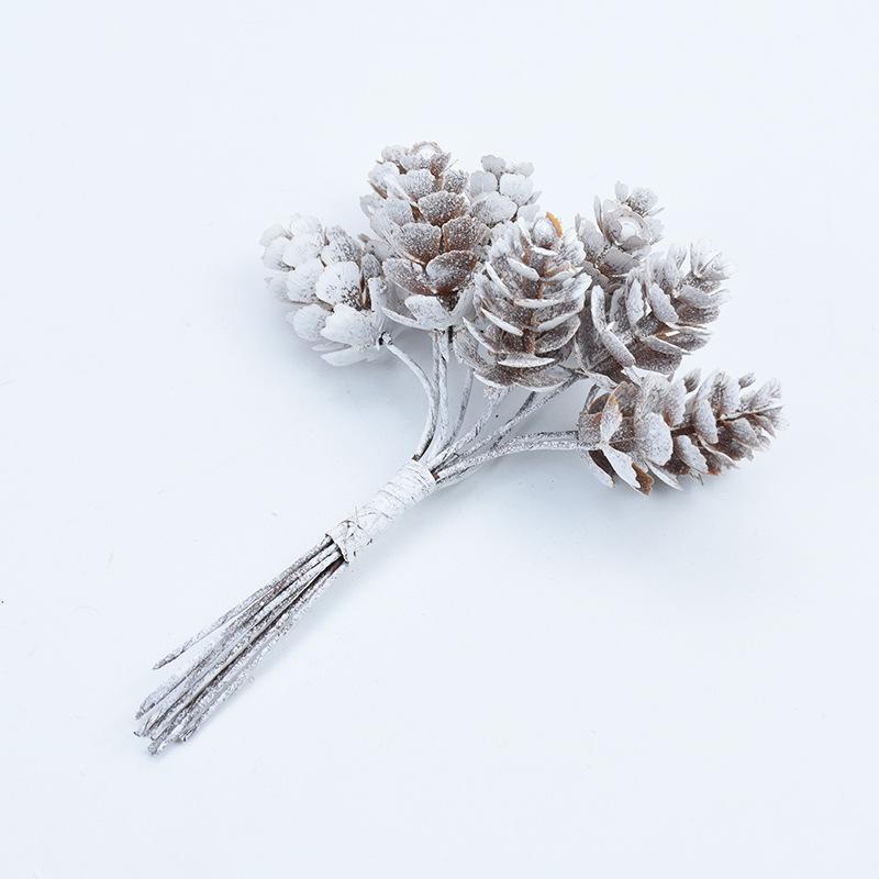 10 шт./20 шт./30 шт. искусственные растения поддельные шишки декоративные цветы венки Рождественский домашний декор DIY свадебные рождественские украшения