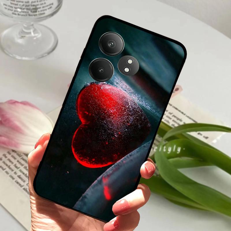 Для Realme GT 6 GT6 Чехол Ударопрочный Мягкий ТПУ Силиконовый Чехол для Телефона Для Realme GT 6T Capa Realme GT6 GT6T Мультяшный Матовый Бампер