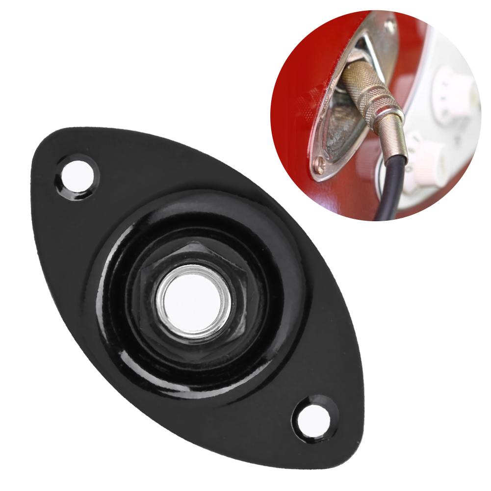 1/4 гитарный выход вход джек разъем 6.35 мм для электрогитар бас-гитар музыкальный черный