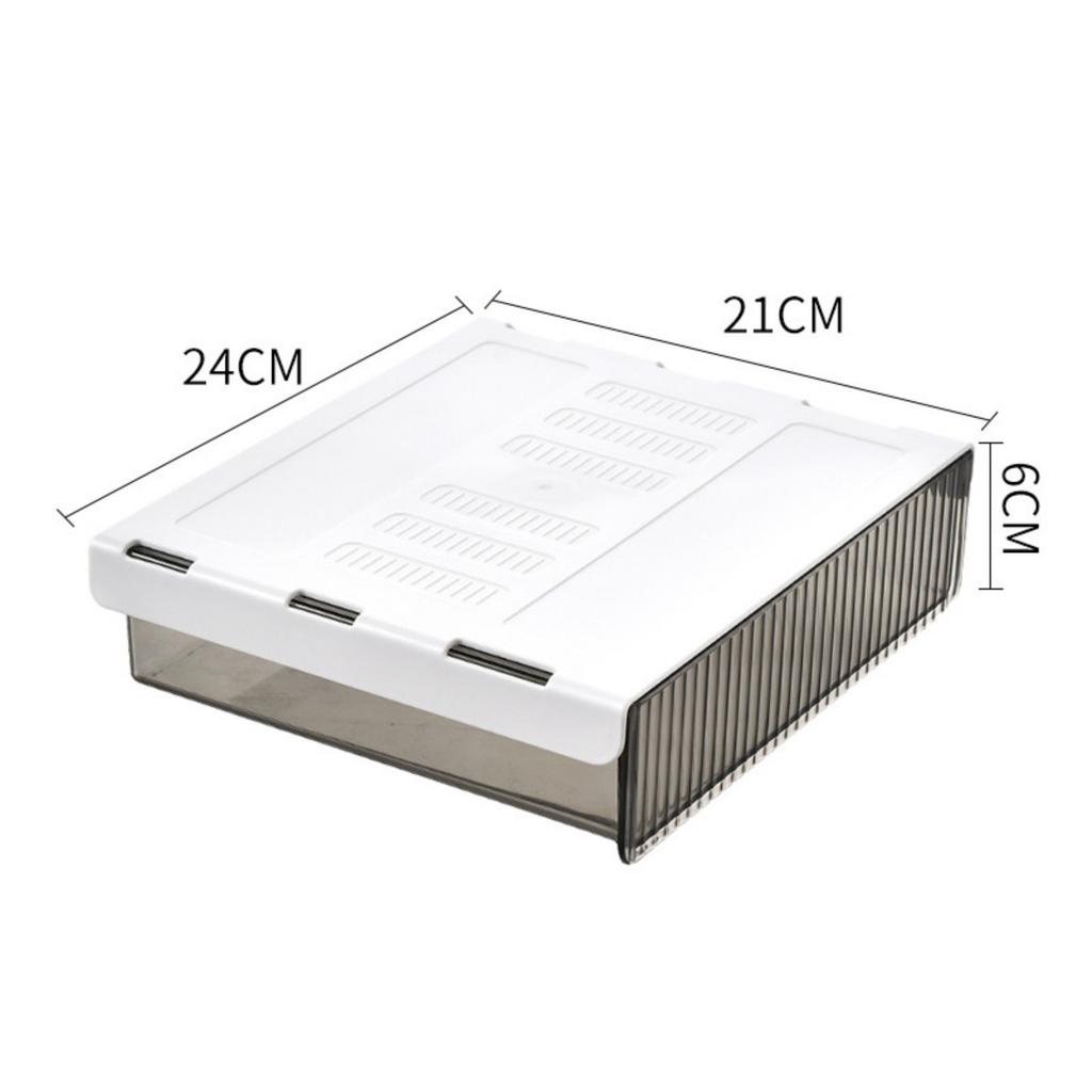 Органайзер для выдвижных ящиков под стол, Пластиковый прозрачный выдвижной ящик, Экономия места, Выдвижной кейс для хранения под столом, Для классной комнаты