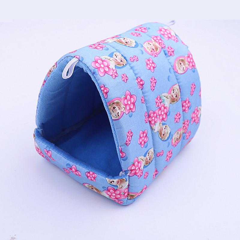 Попугай Теплый Гамак: Хлопковое гнездо из тигровой шкуры для мелких домашних животных, таких как хомяки, ежи, белки и морские свинки