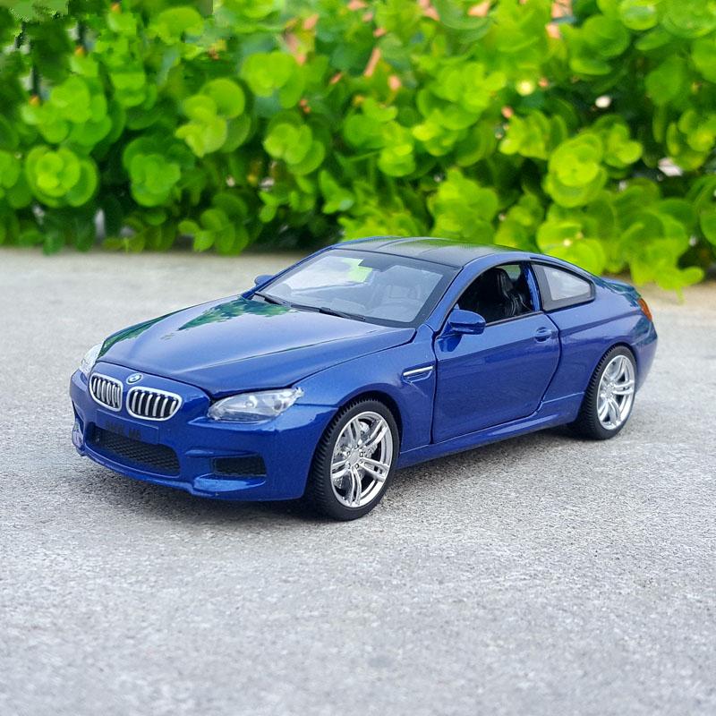 1/32 BMW M6 Coupe Alloy Car Model Diecast & Toy Vehicle Metal Toy Car Model Collection Sound Light Simulation Childrens Toy Gift