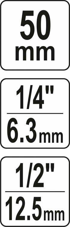 Yato Adapter Udarowy Do Bitów 1/2"-1/4"