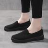 Women's Black White Loafers Driving Shoes Comfort Casual Slip On Walking Minimalist Breathable Moccasins for Mother