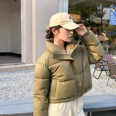2024 Новые женские парки зимние теплые свободные пуховые пальто с хлопковой подкладкой и воротником-стойкой корейские пуховики модная женская одежда
