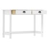 VidaXL Console Table Hill with 2 Drawers 110x45x74 Cm Solid Pine Wood 288992