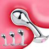 3 Different Sizes Metal Male Female Adult Vestibule Plug Sex Toys, Prostate Massager, G-spot Dilator, Anal Plug Butt Plug, Small, Medium, Large