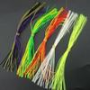 30 Pieces/bundle Silicone Rope Fishing Tool DIY Floating Bait Rubber Lure Small Fish Bite Hook Accessories Random Colors