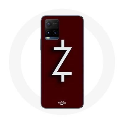 Coque Pour Vivo Y21s 2021 / Y21 2021 Ozark Saison 4 Logo Z Blanc Fond Rouge