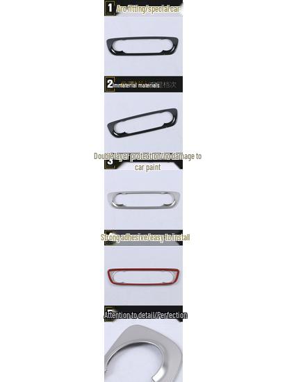 Compatible with 19 Models: Encore Center Console Rotating Ring & Switch Adjustment Button Decorative Frame Sticker