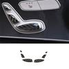Carbon Fiber Seat Button Handle Cover Trim 6PCS For Mercedes-Benz GLC 2016-