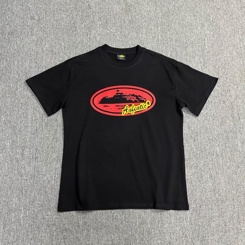 2026 Streetwear T-Shirt Loose Fit Short Sleeve Round Neck Men Women Printed Casual Alcatraz Style