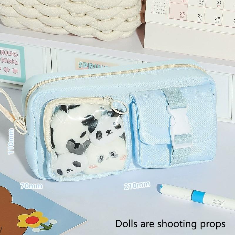 Японский стиль Ins Ита-сумка Пенал Милый Конфетный мешочек для демонстрации значков, Портативная Кавайная косметичка Органайзер для канцелярских принадлежностей