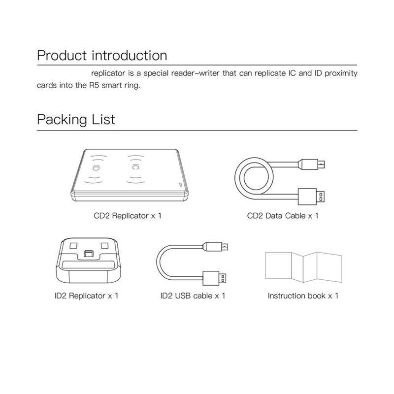 AA58 JAKCOM CDS RFID-репликатор для умного кольца R5, копирование IC и ID-карт