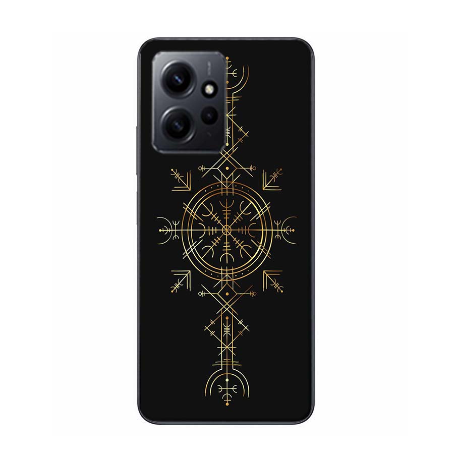 Nordic Norse Phone Case For Redmi Note 14 15 Pro 5G 13 12 Pro Plus 11 11T 11E 11S 10 Pro 10S 9 9S Cover Cell Clear TPU Capa Comp