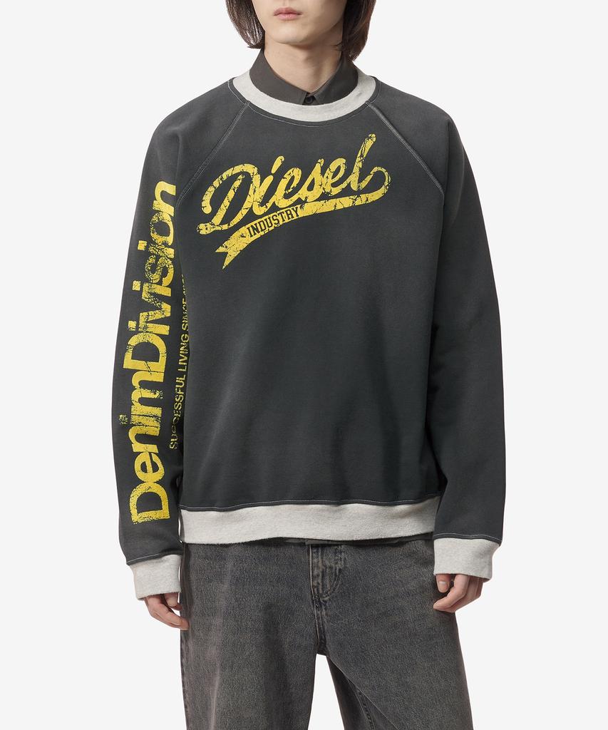 DIESEL S Rockst Sweatshirt - Black / A129020Clad9Xx