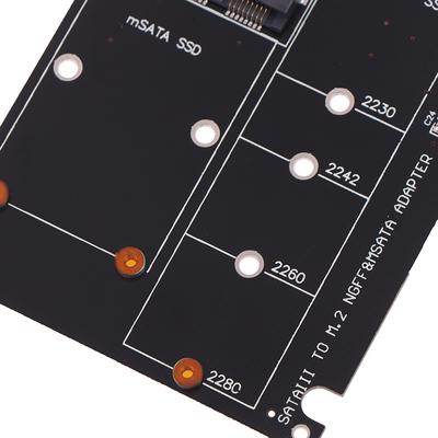 Sata 60 Гбит/с к M2 Ngff Sata SSD Msata SSD-адаптер Msata к Sata M.2 Ngff к Sata адаптер для жесткого диска