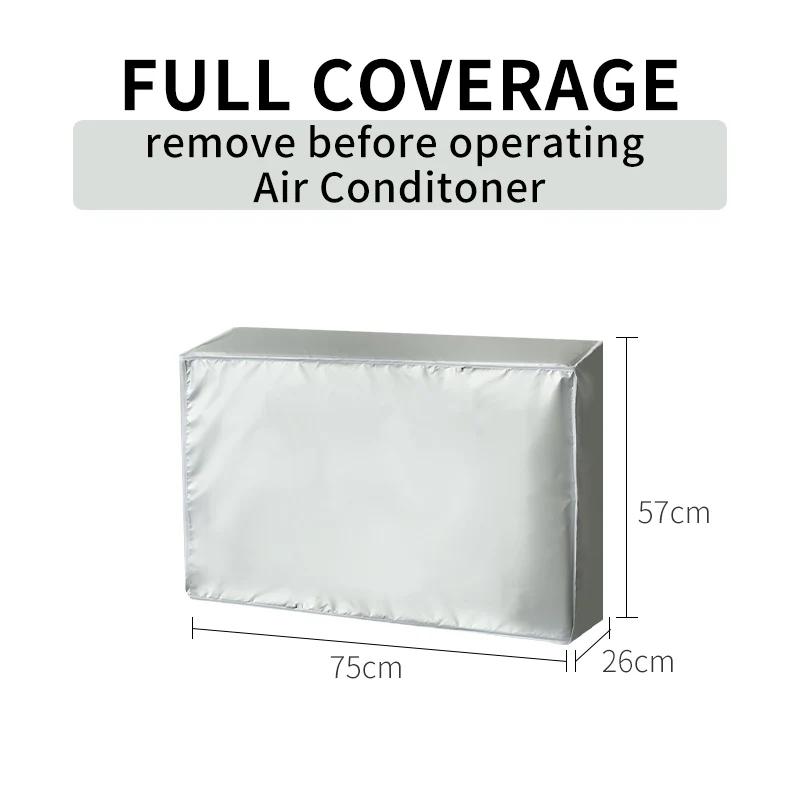 Air Conditioner Waterproof Cover Outdoor Outside Condenser Home Storage Dustproof Sunscreen Front Load Laundry Dryer Covers Case