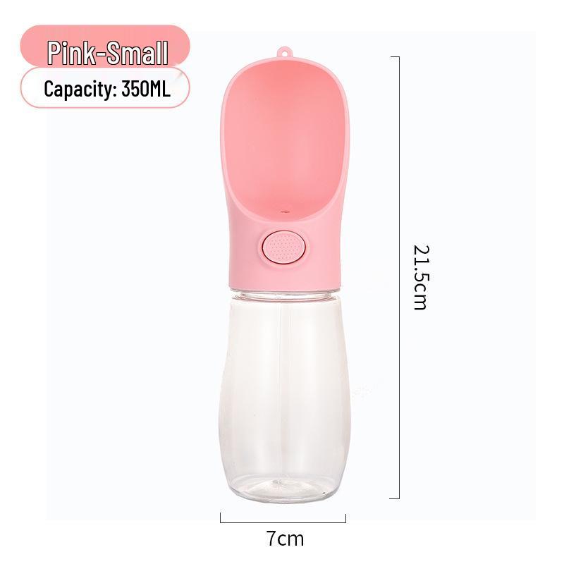 Портативная бутылка для воды для домашних животных: Непроливающийся дорожный стакан для кошек и собак