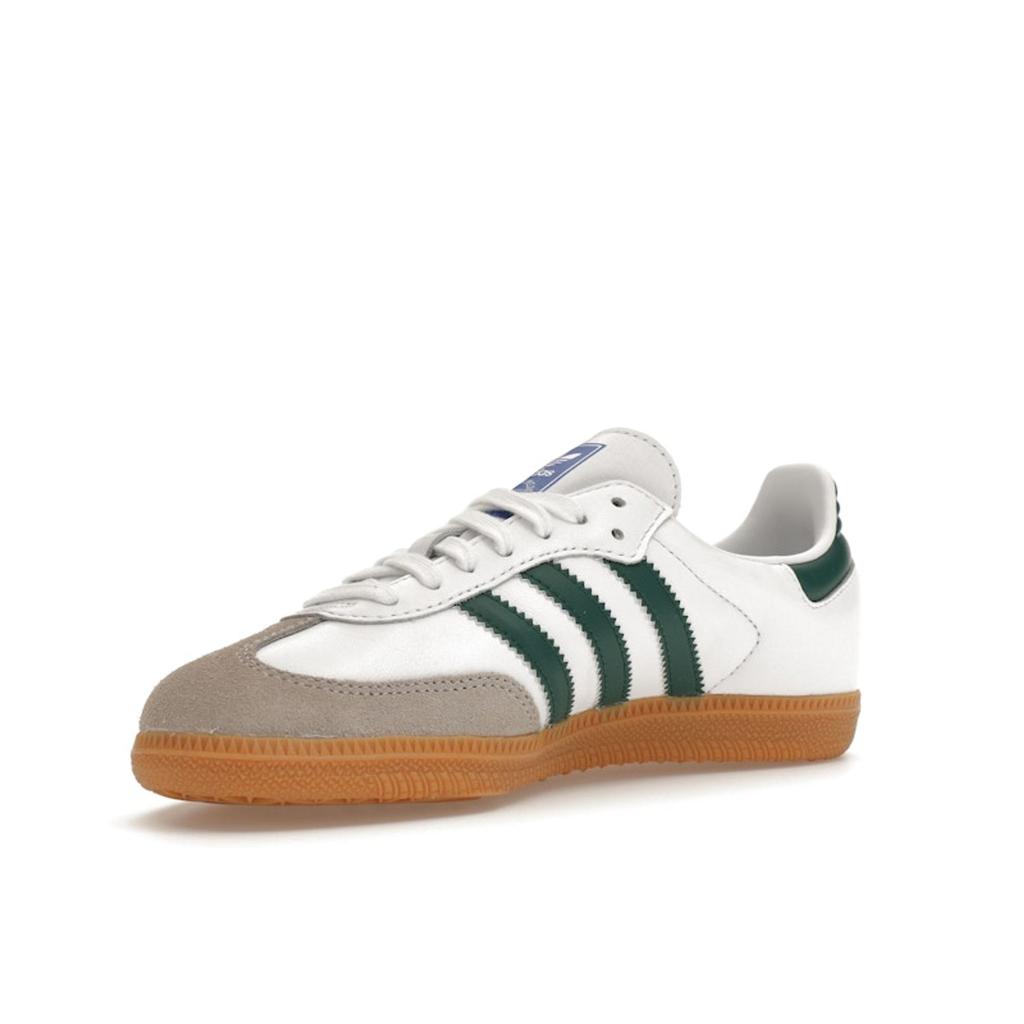 Adidas Samba OG White Collegiate Green Gum Unisex Sneakers Cloud-White IE3437