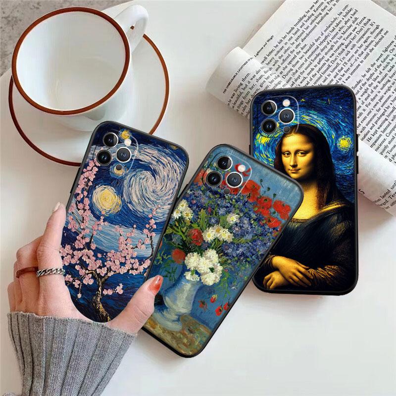 IK65 Starry Night Van Gogh New High-End Shell Phone Case for Redmi Note 8 9 Pro Max 9S 9T 9C NFC 8T 8A 10A A4
