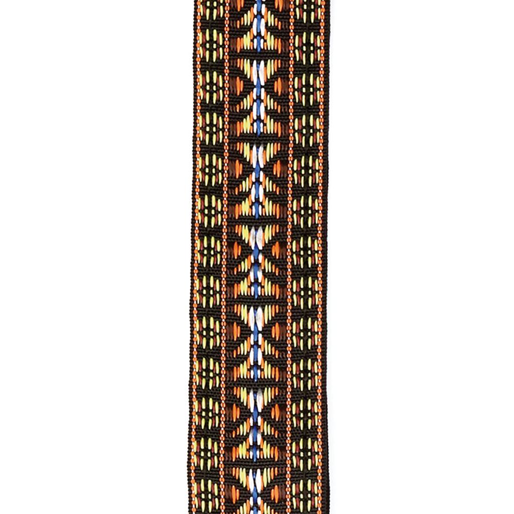 Banjo Strap 20N01BJ Hootenanny Yellow & Brown D'Addario
