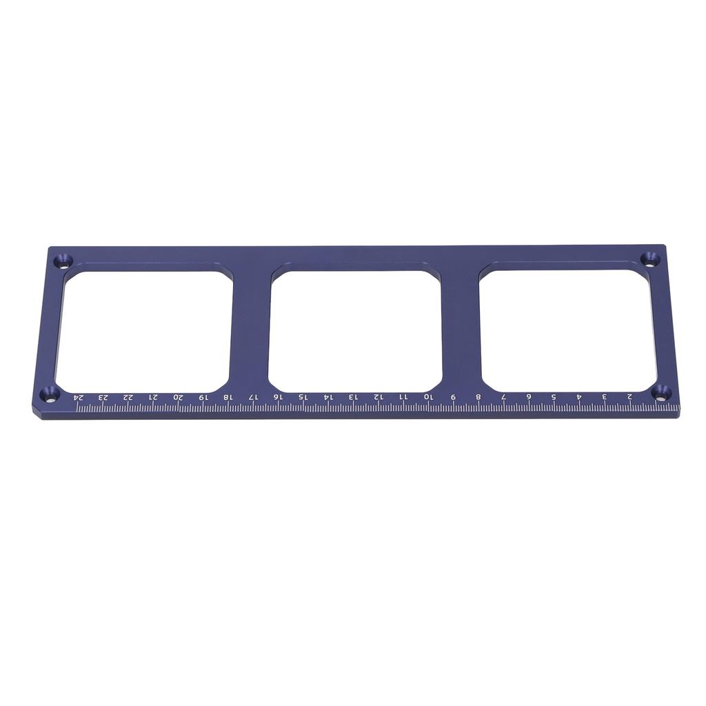 86 Шаблон для розетки выключателя 3 отверстия Алюминиевый сплав Точное открытие отверстия розетки выключателя