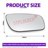 For Mercedes-Benz E-Class W211 S211 2006-2009 Left Right Door Side Wing Mirror Glass Heated Clear Rear View Rearview LH RH