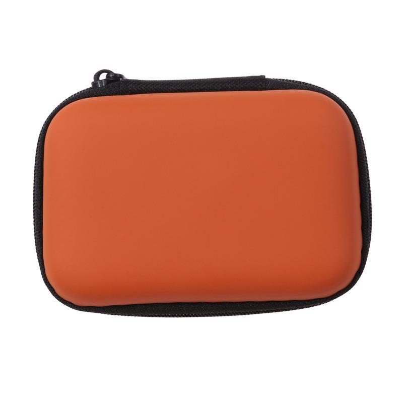 Портативный органайзер для USB-кабелей для передачи данных, кожаная сумка для хранения наушников, чехол-протектор для наушников, мини-жесткий чехол на молнии